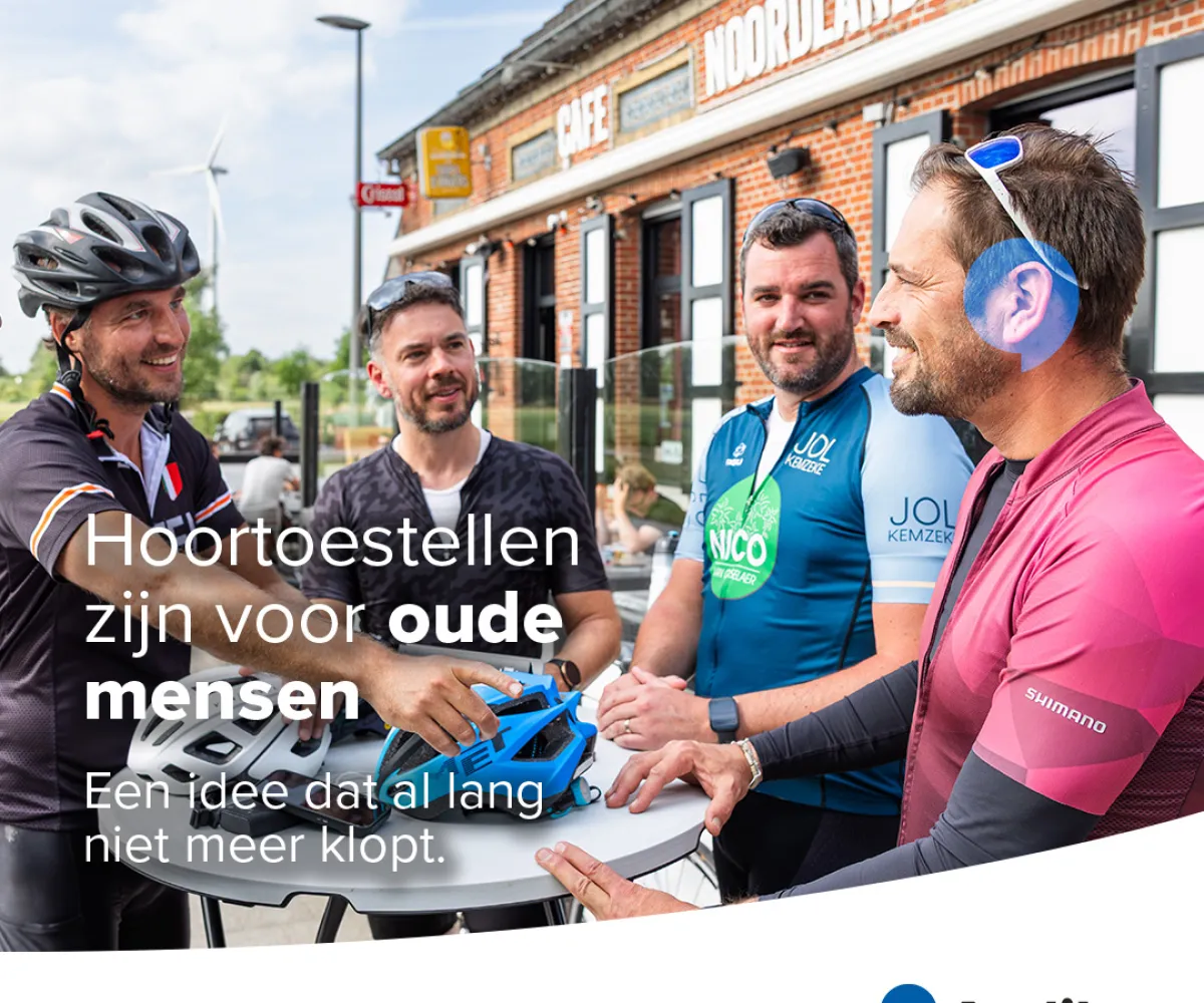 Hoortoestellen zijn voor oude mensen is een idee dat allang achterhaald is