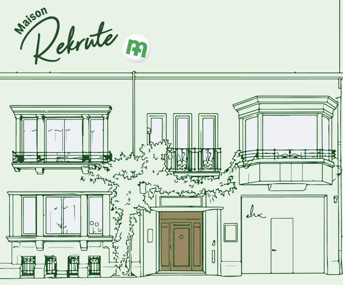 Tekening van een huis